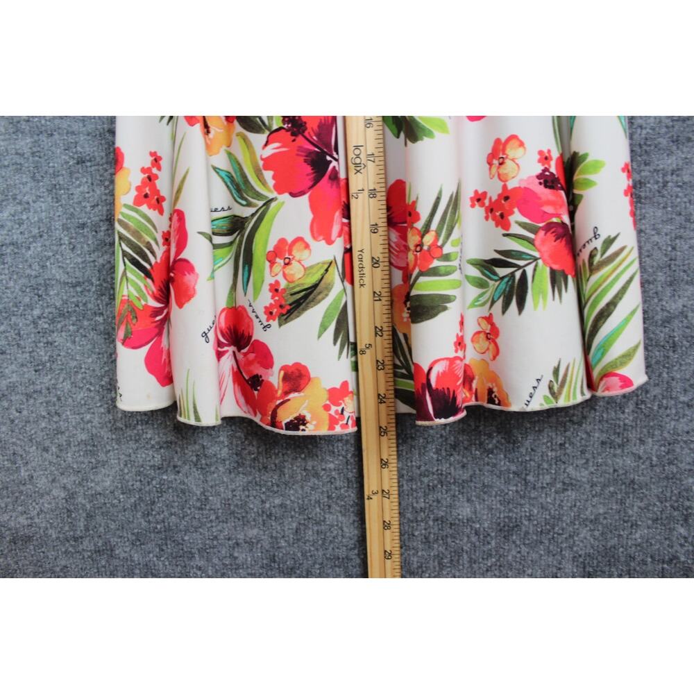 GUESS Beach Cover Dress Women's Size Small Petite Sexy Tropical Floral Print - Picture 10 of 12